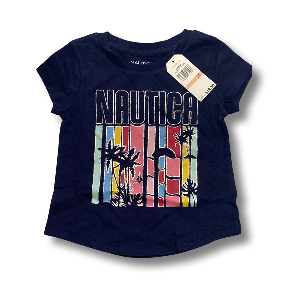 NWT Baby Girls Nautica Tee - Size 2T